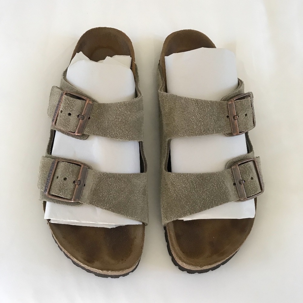 BIRKENSTOCK Arizona Soft Footbed Suede Sandal